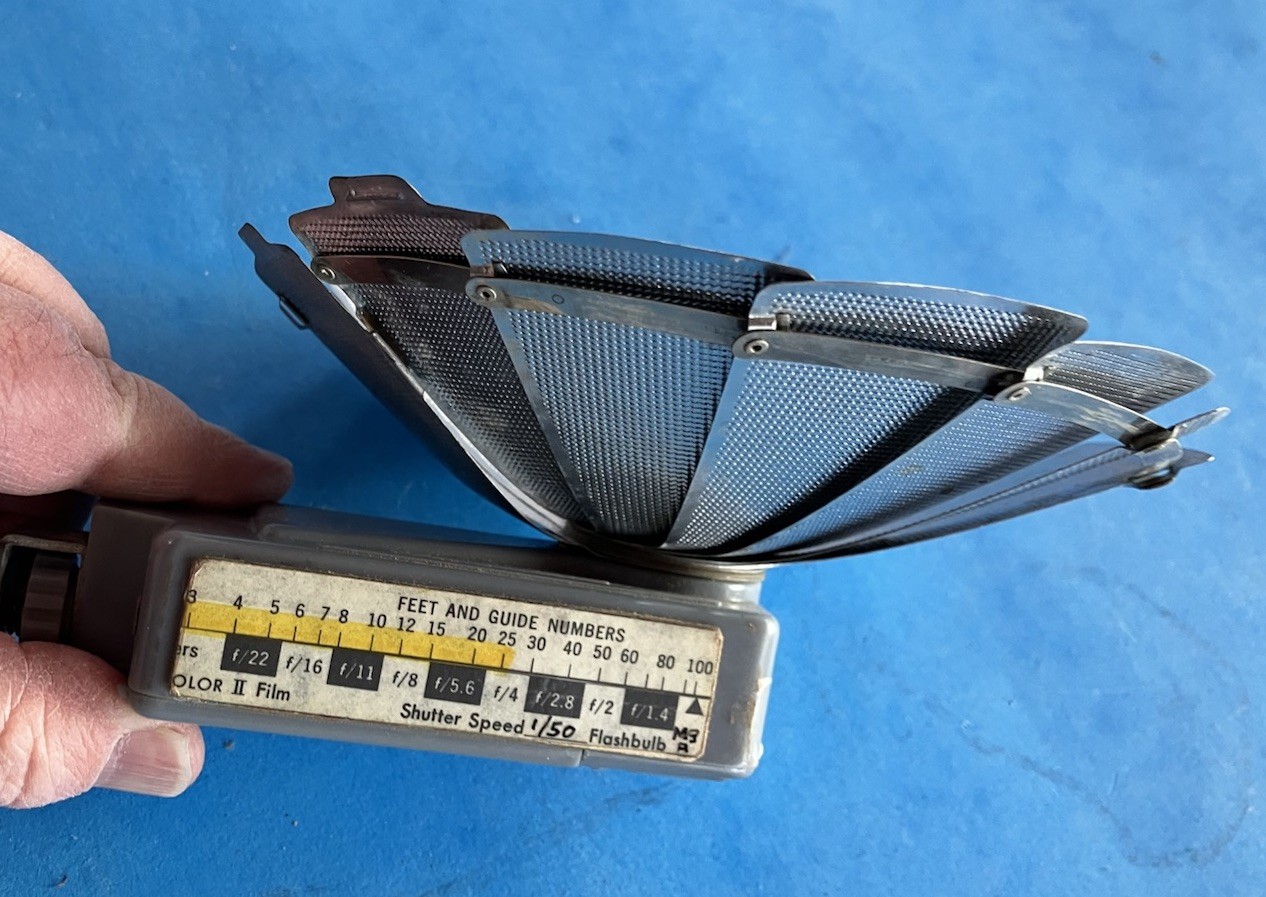 Vintage Micronta Folding Flash Reflector + Dual Sixon Light Meter