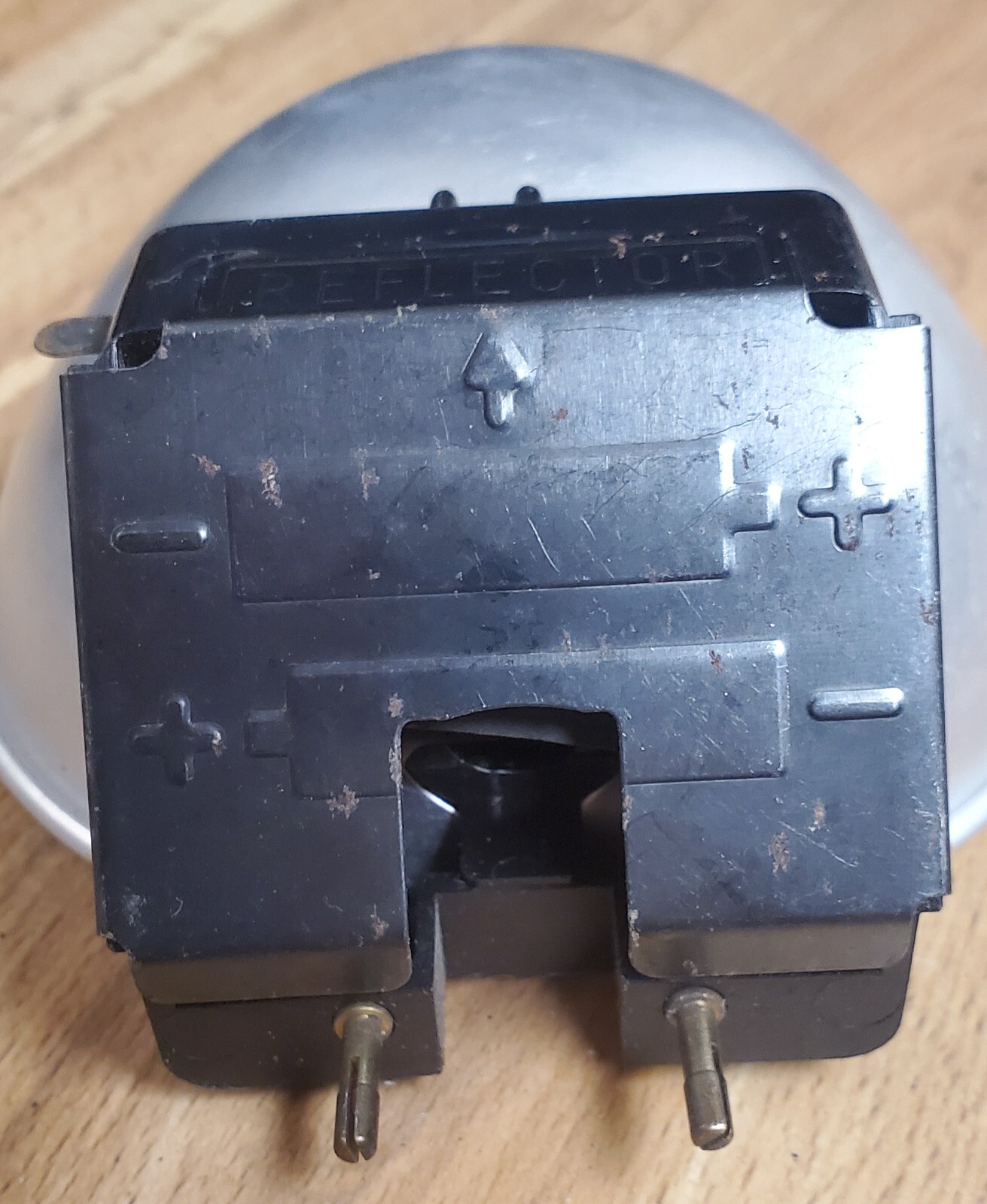 Vintage Aluminum Camera Flash Reflector Unbranded Untested