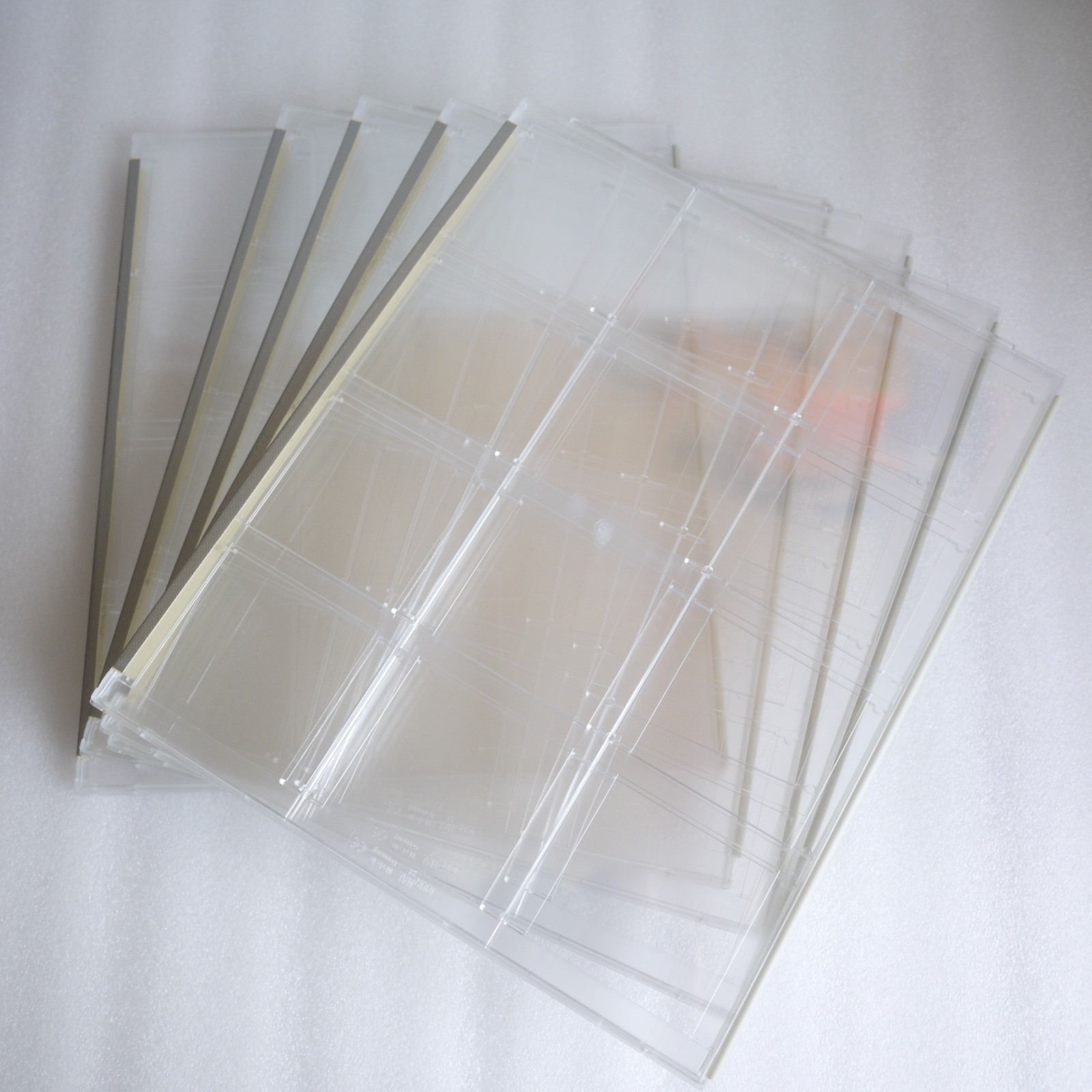 Kunze Journal 6×6 6×4.5 5x Sheets USED Kunzejournal Hard Plastic Sheets