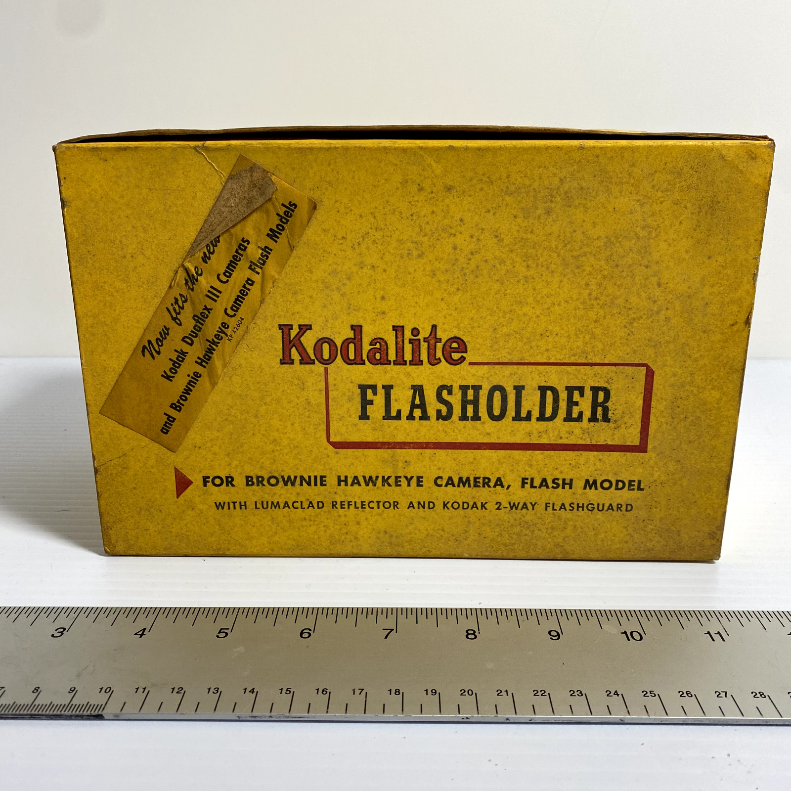 Kodalite FLASHOLDER For Brownie Hawkeye Camera w/ flash guard in box (untested)