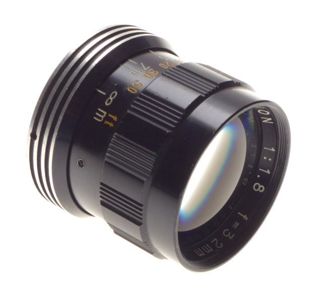 Sankyo pronon 1:1.8 f=32mm turret 8mm film cine camera lens