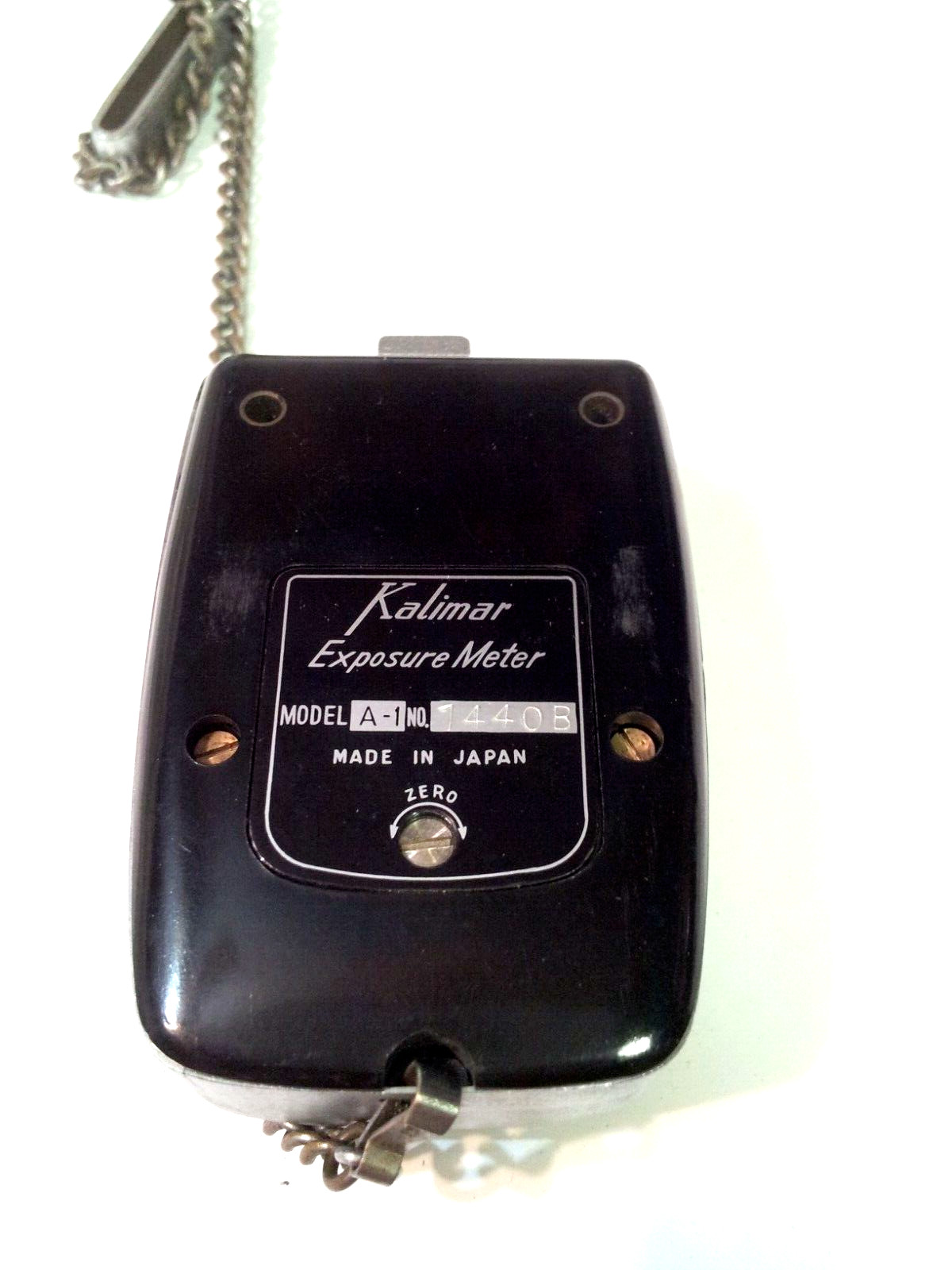 Vintage Kalimar A-1 Exposure Meter in Leather Case with Chain-Made in Japan-Nice