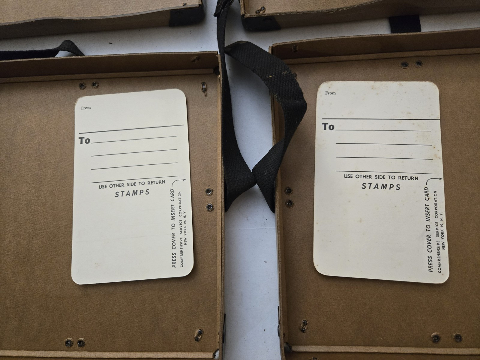 Vintage 10” Film Reel Mailers w/ Metal Buckles – Set of 2
