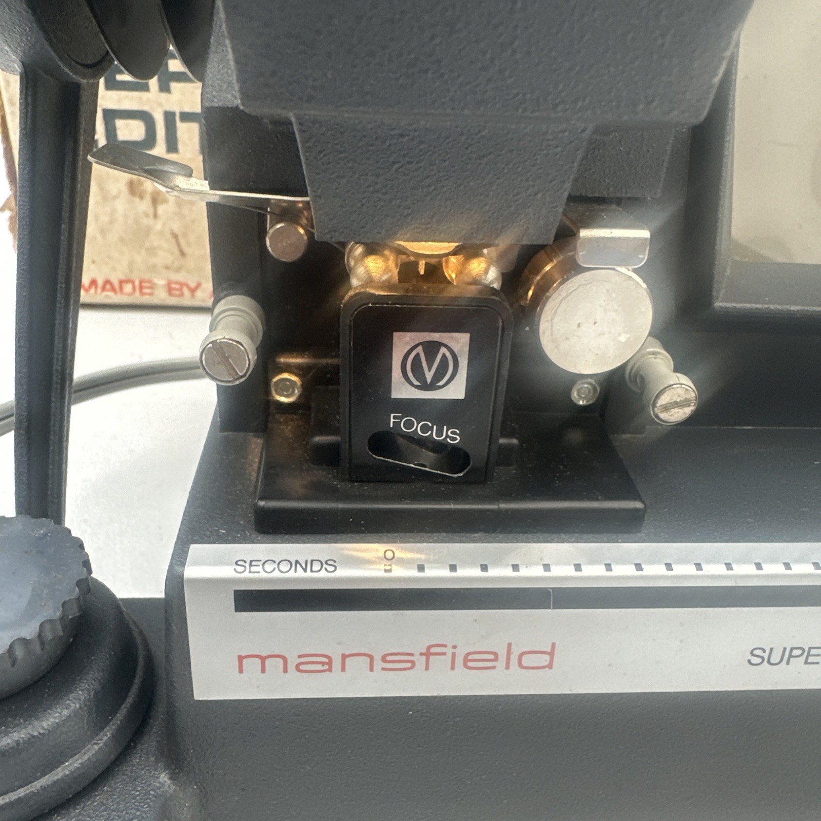 VTG Mansfield Super Eight Reporter Editor 2080 w/ Splicer Box WORKS Film Cinema