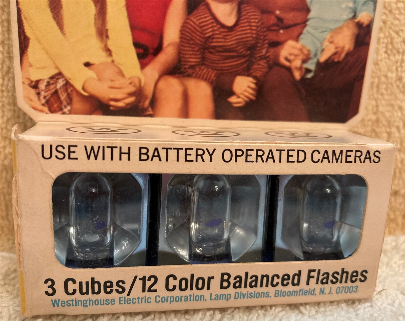 Vintage Never Used 3 Westinghouse Flash Cubes 12 Photos