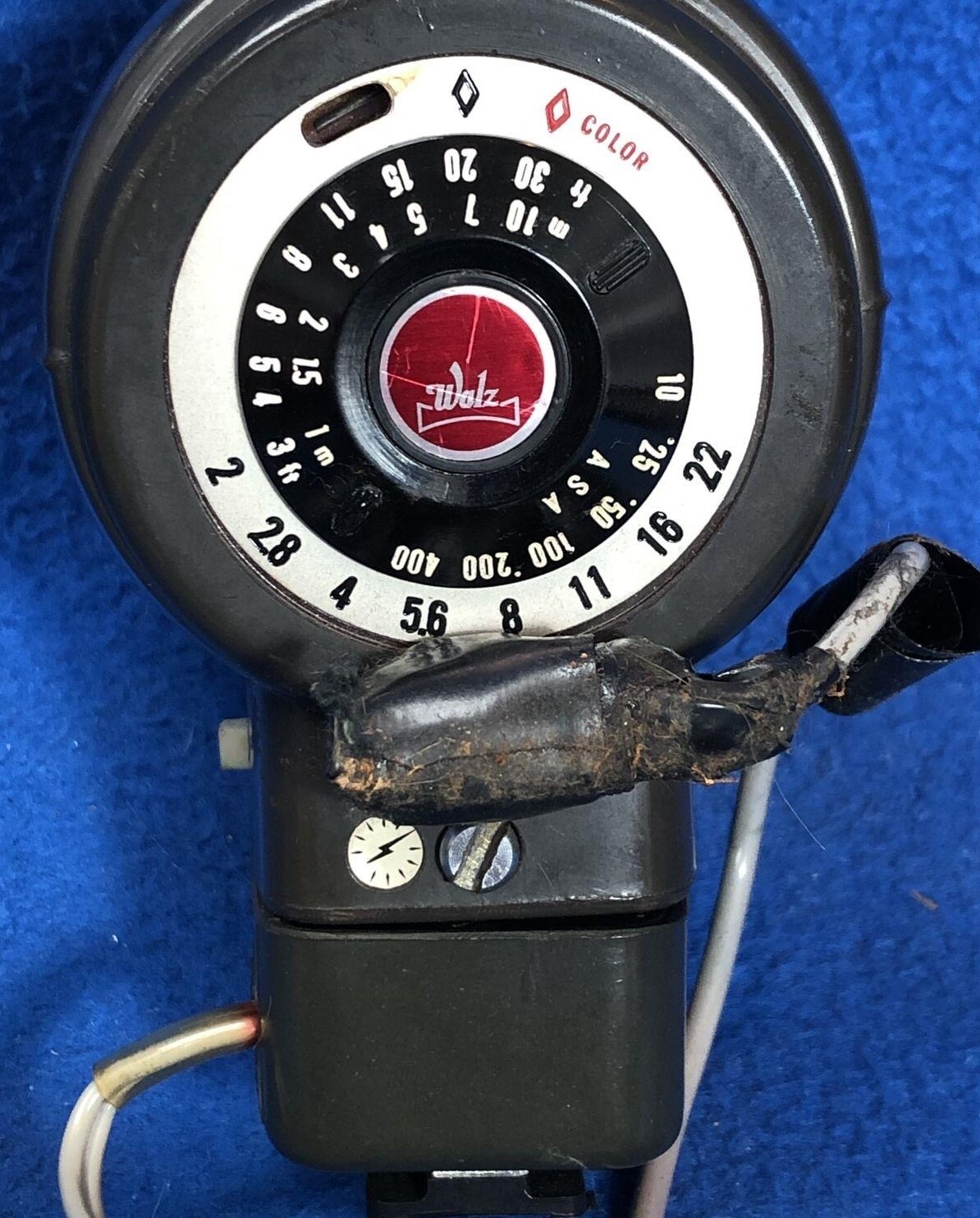 Vintage 1950s Camera Case & Flashes, Walz Flash & Gramercy Aluminum Umbrella