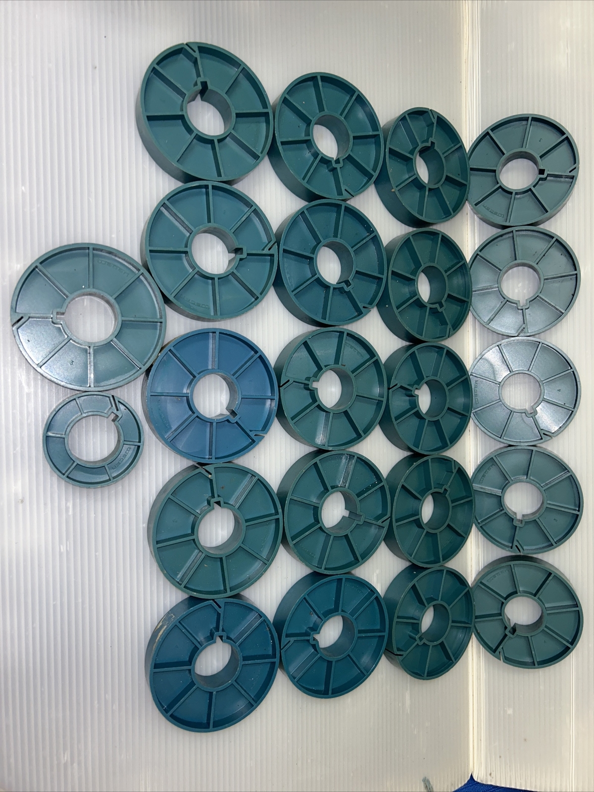 21 Tuscan 16mm 3″ Inch Film Core / Take-Up Spool. lightly used. Plus 1 X 2”