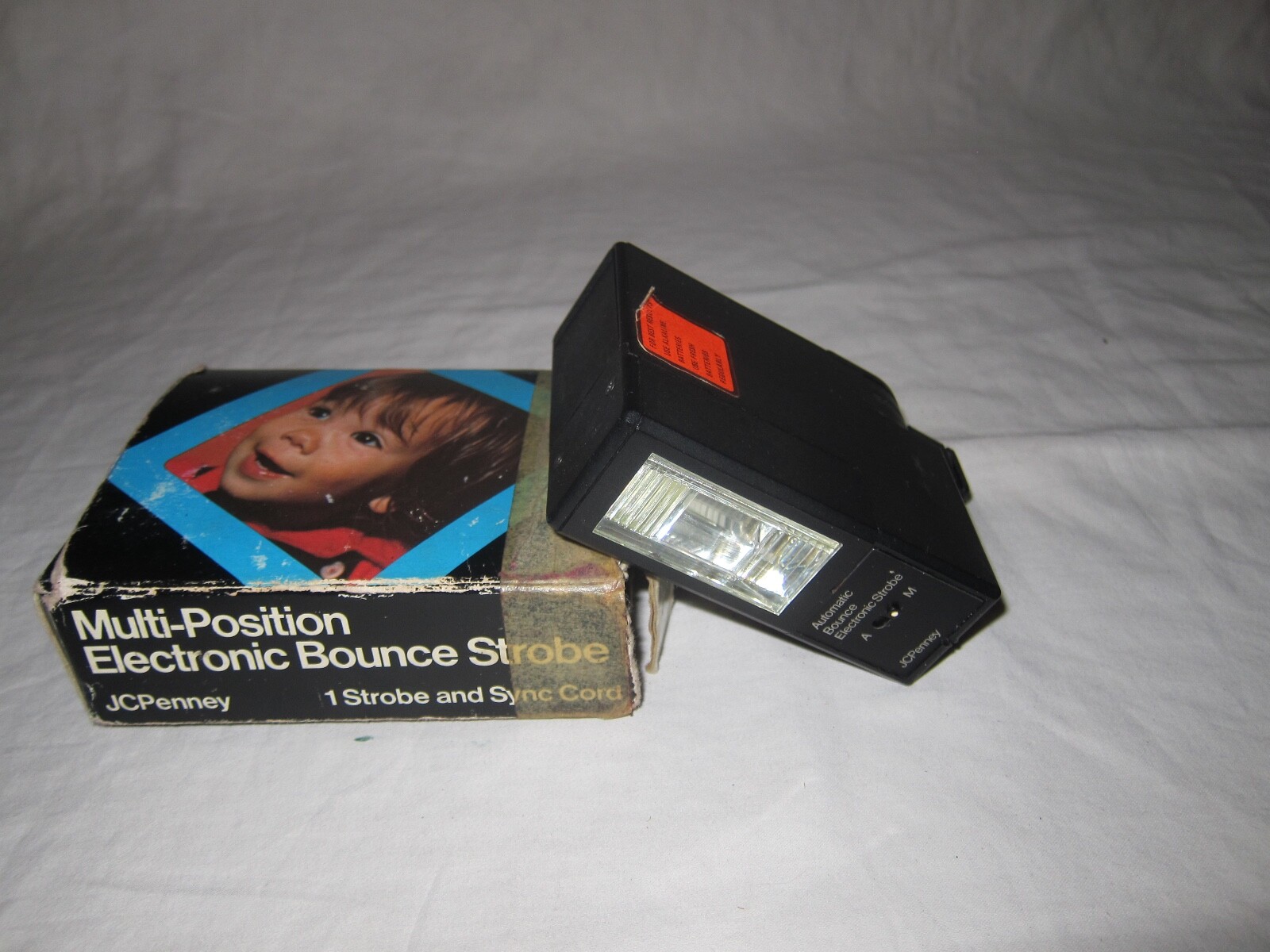 Vtg JC PENNEY Multi Position AUTOMATIC ELECTRONIC BOUNCE STROBE Flash Universal