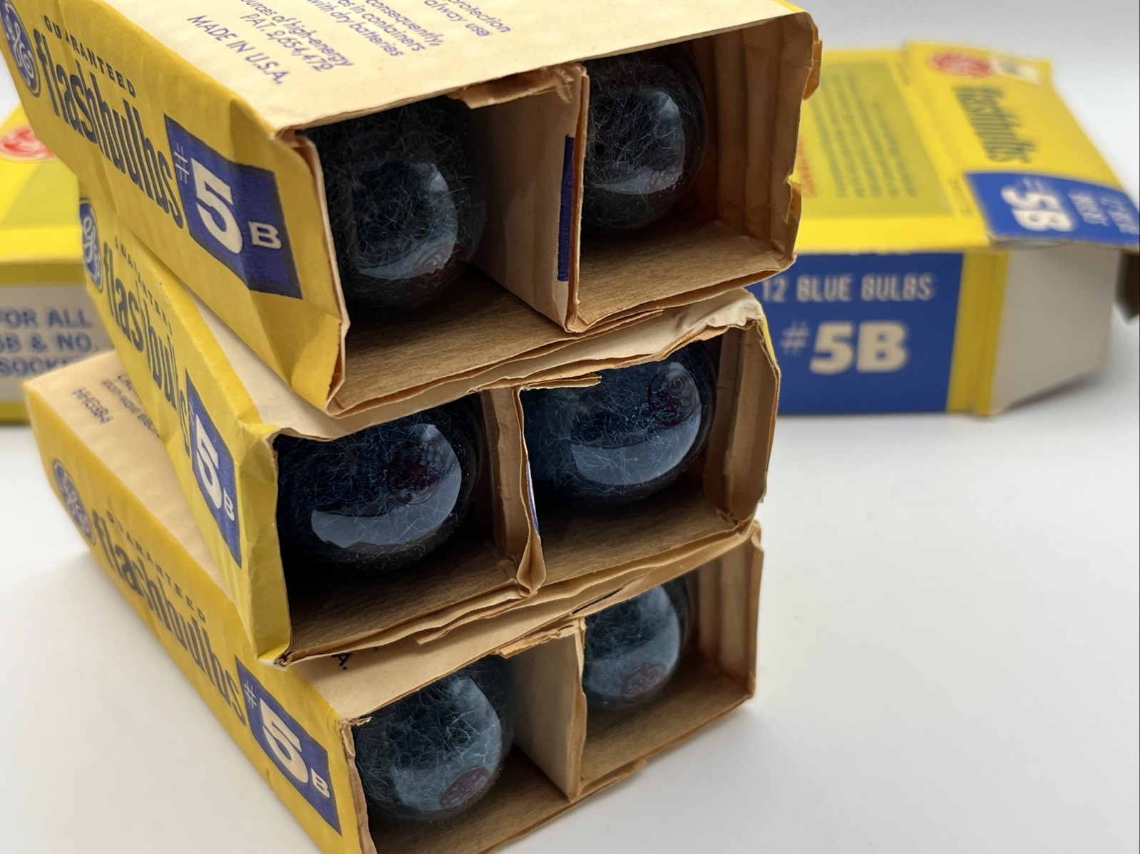 Vintage GE #5B Flashbulbs 12 PACK New Old Stock