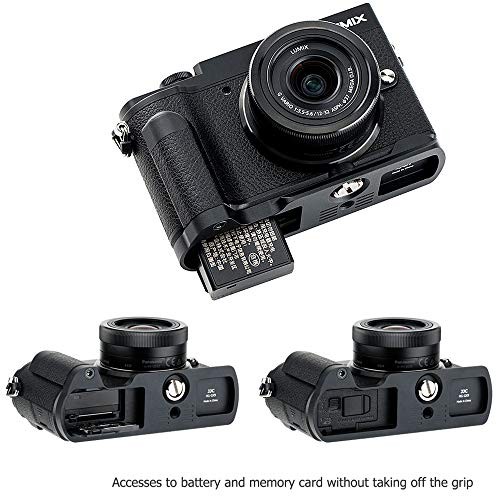 JJC Metal Hand Grip for Panasonic Lumix GX7 Mark III II GX7M3 and GX7M2