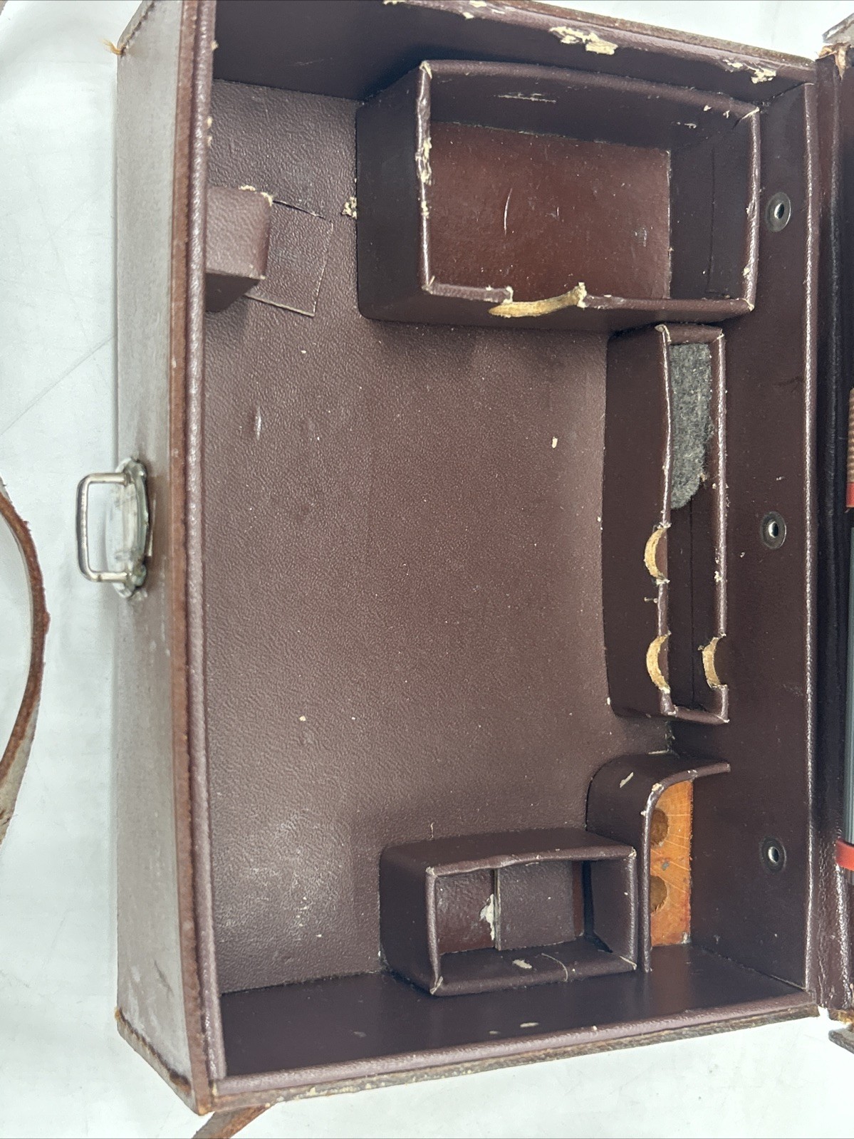 Vintage ROWI Camera Gear Stand Mounting Accessories W/Hard Leather Case Germany