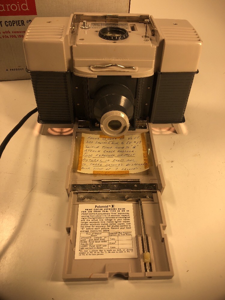 POLAROID–MODEL 240–PRINT COPIER–TYPE 40 SERIES FILM