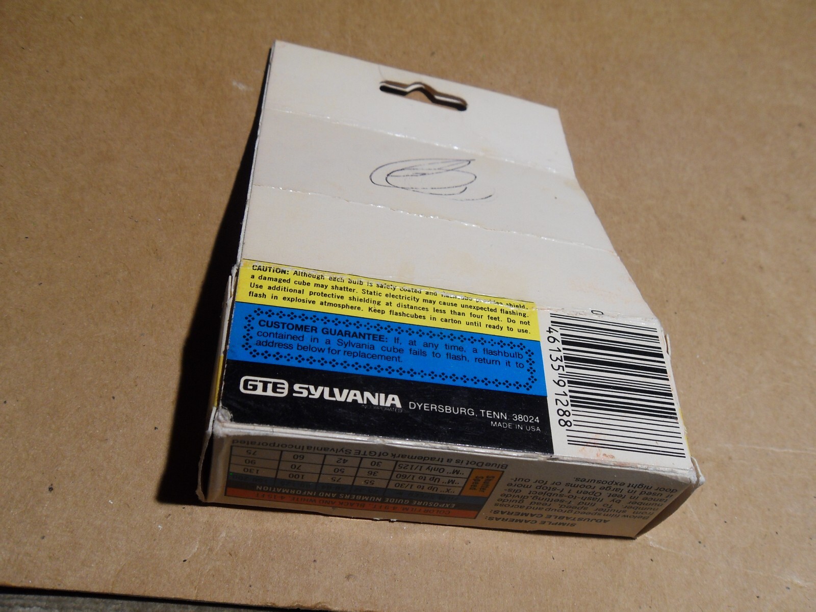 Sylvania Blue Dot Flashcubes Camera Flash Cubes 3 Pack 12 Flashes NEW OLD STOCK