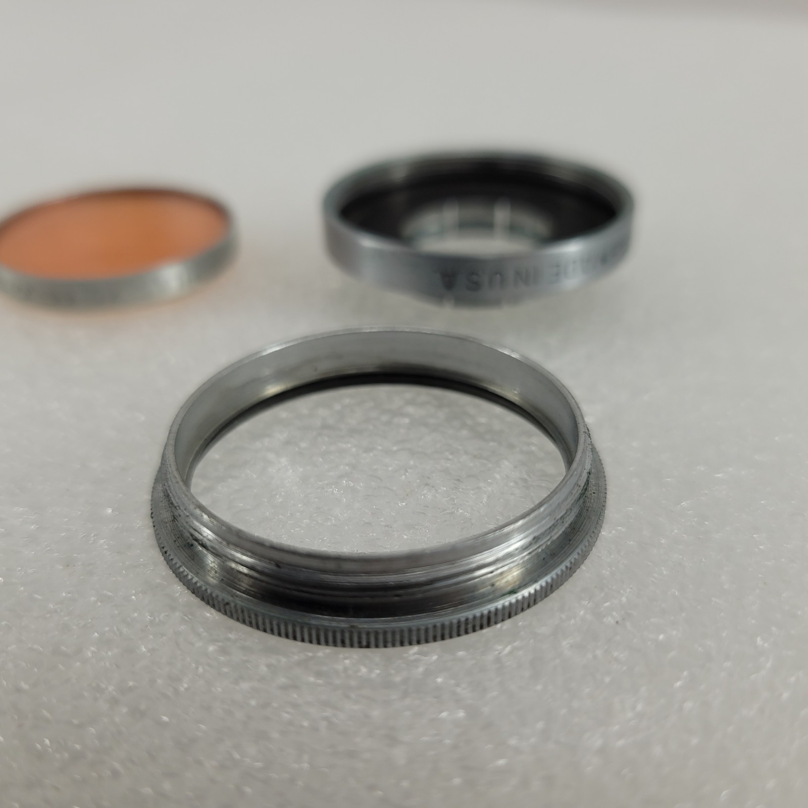 VINTAGE KODAK SERIES V FILTER ADAPTER RING 3/4 IN. 19MM Plus Daylight Filter
