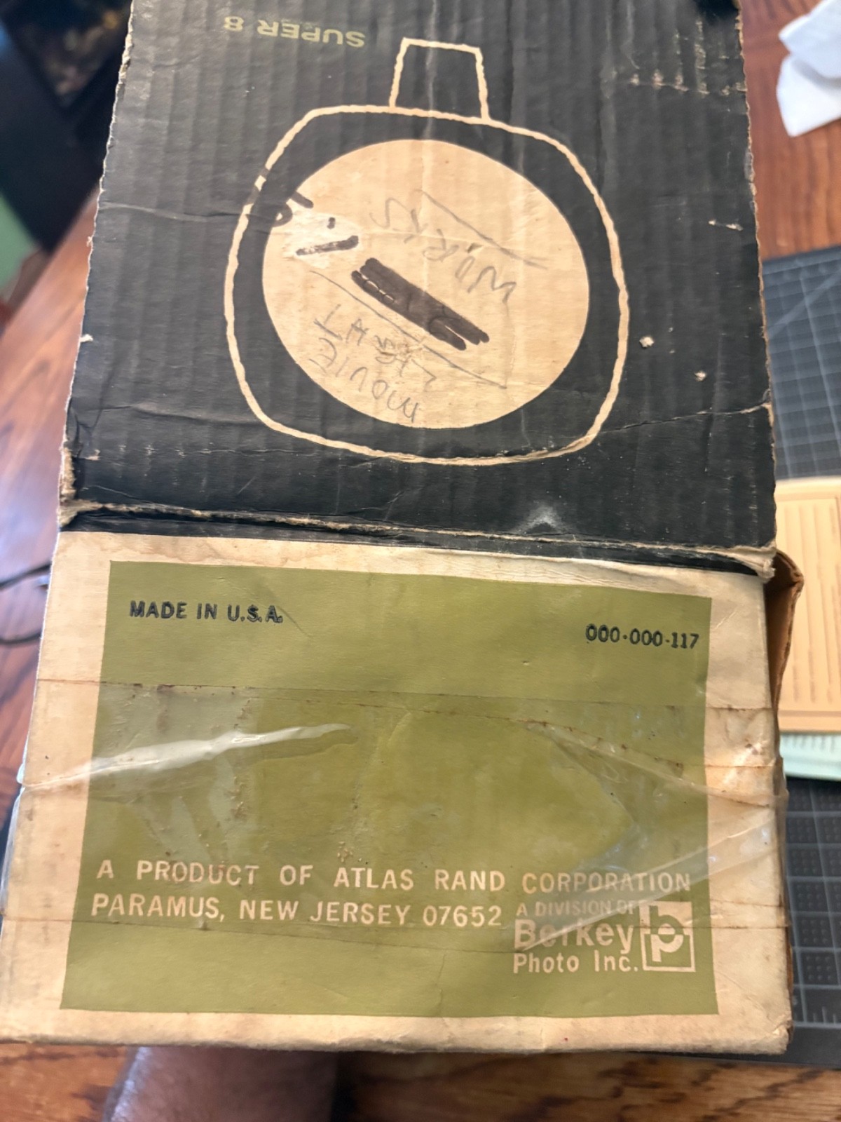Super 8 Sealed Beam Movie Light Model 855 with Box – Atlas Warner – Works Great