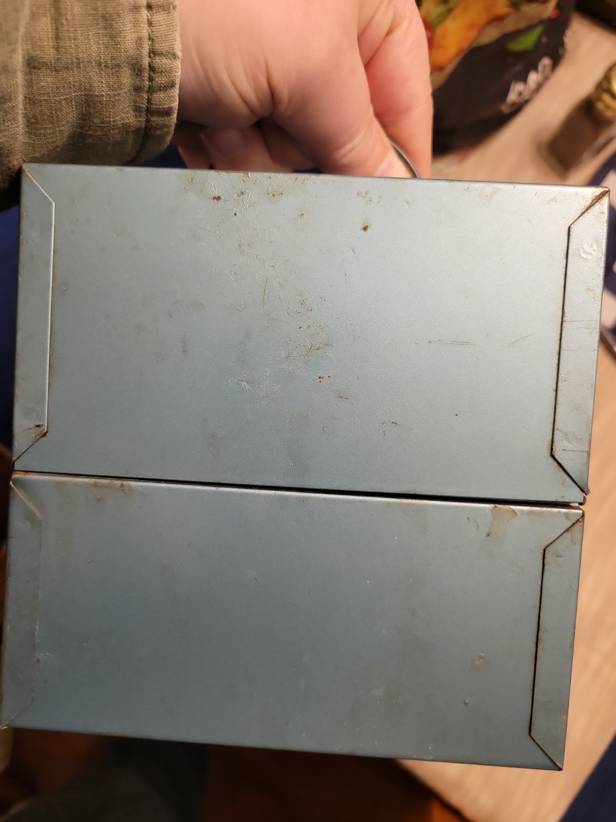 Vintage Kmart Metal Reel Storage Film Case Box