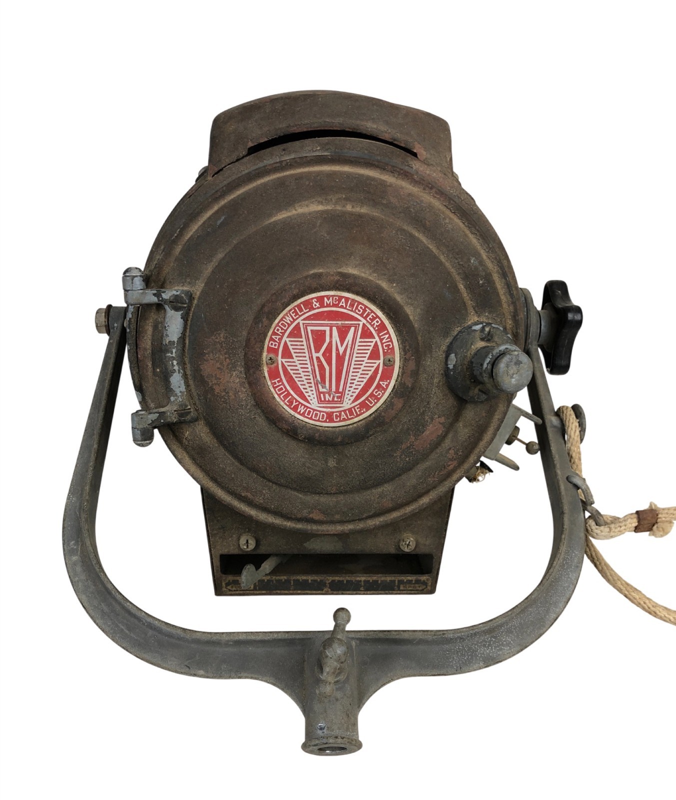 Bardwell McAlister Keg Movie Studio Spotlight Hollywood Golden Era w/ Orig Stand