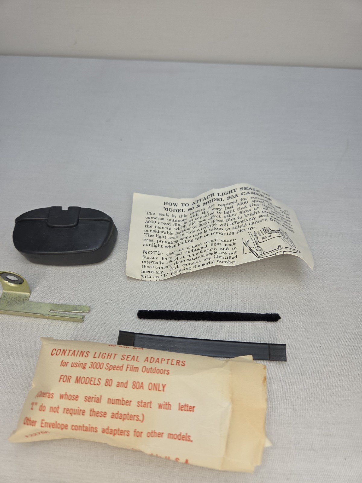 Vintage Polaroid Photoelectric Shutter #440 Complete Accessory Kit with Box Sued