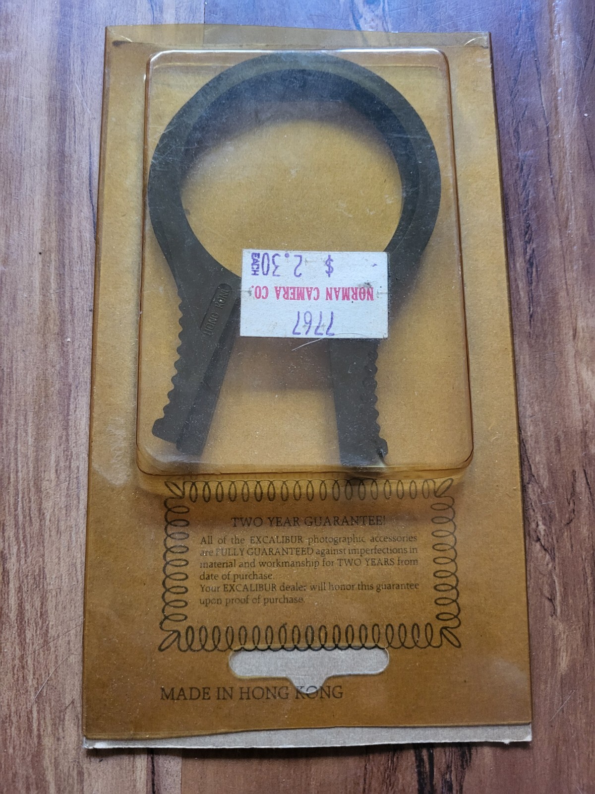 Vintage Camera Filter Wrench, Excalibur, Cat. No 7767, New, Made In Hong Kong