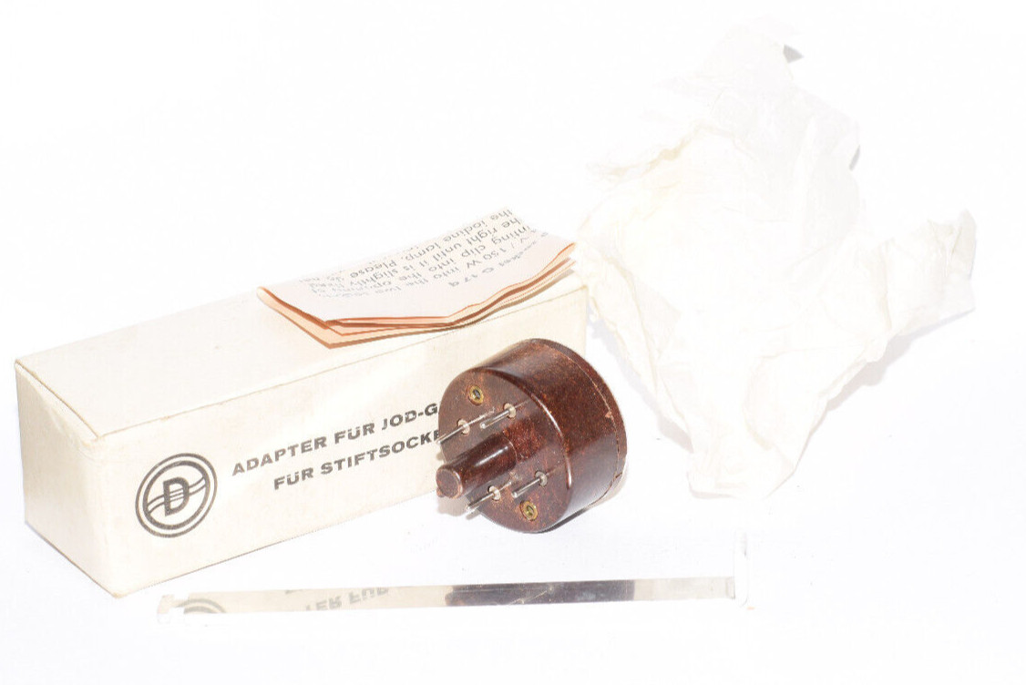 Adapter iodine lamp for lamp socket G17 q