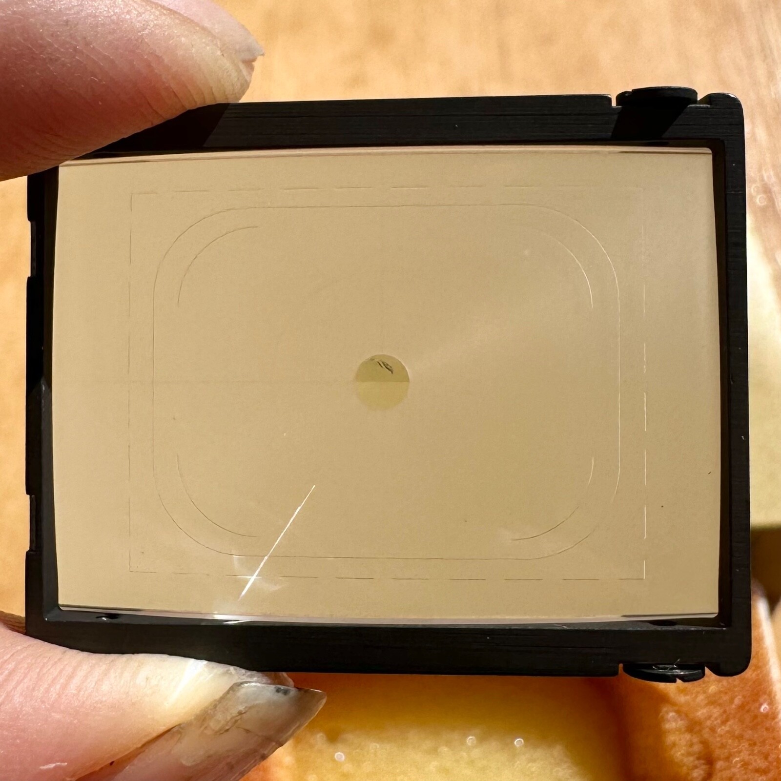 MINT New Old Stock Nikon Focusing Screen Nikon Type TV with Case, Insert & Box