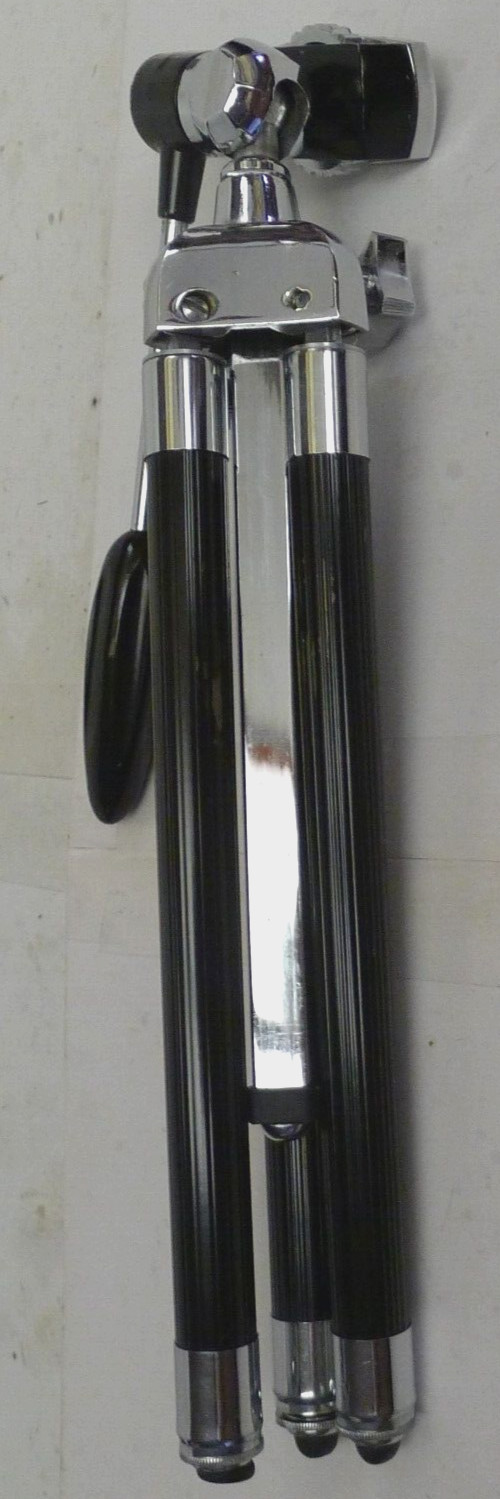 Manon Compact Telescopic Tripod w/Elevator Hand Crank +Original Case -Japan