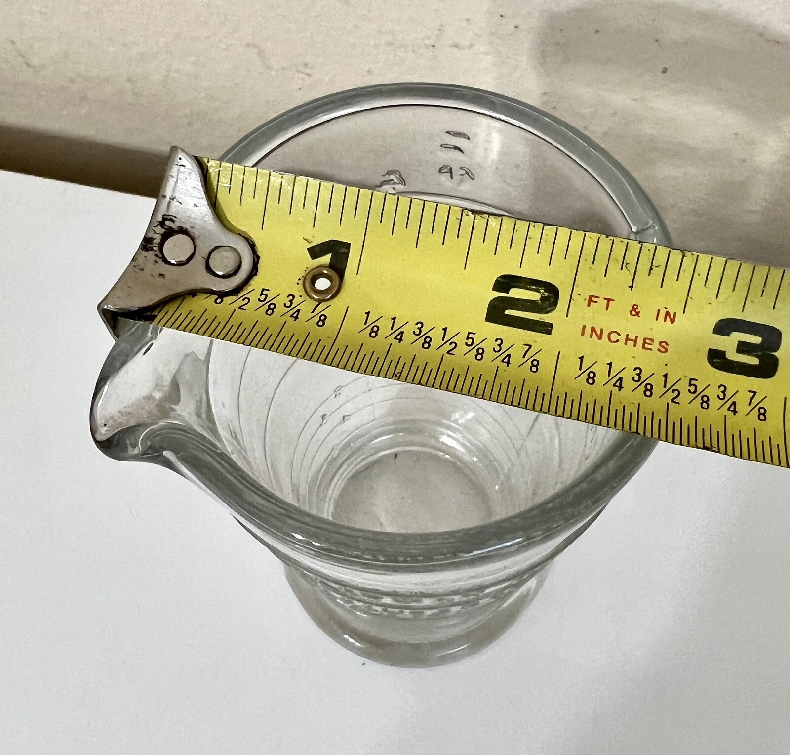 Vintage Eastman Kodak ConPhotographic 4 oz Glass Measuring Beaker Rochester NY