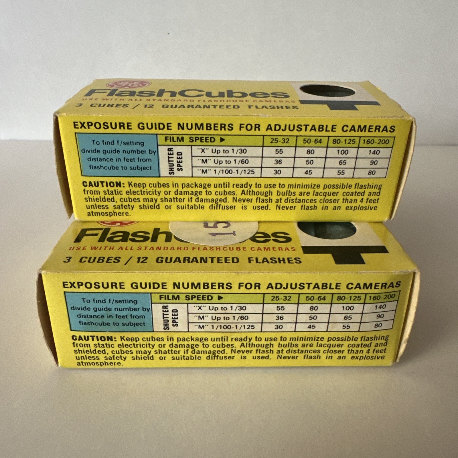 VTG GE Flashcubes 3 Per Box Lot Of 3 Boxes NOS NIB Film Photography