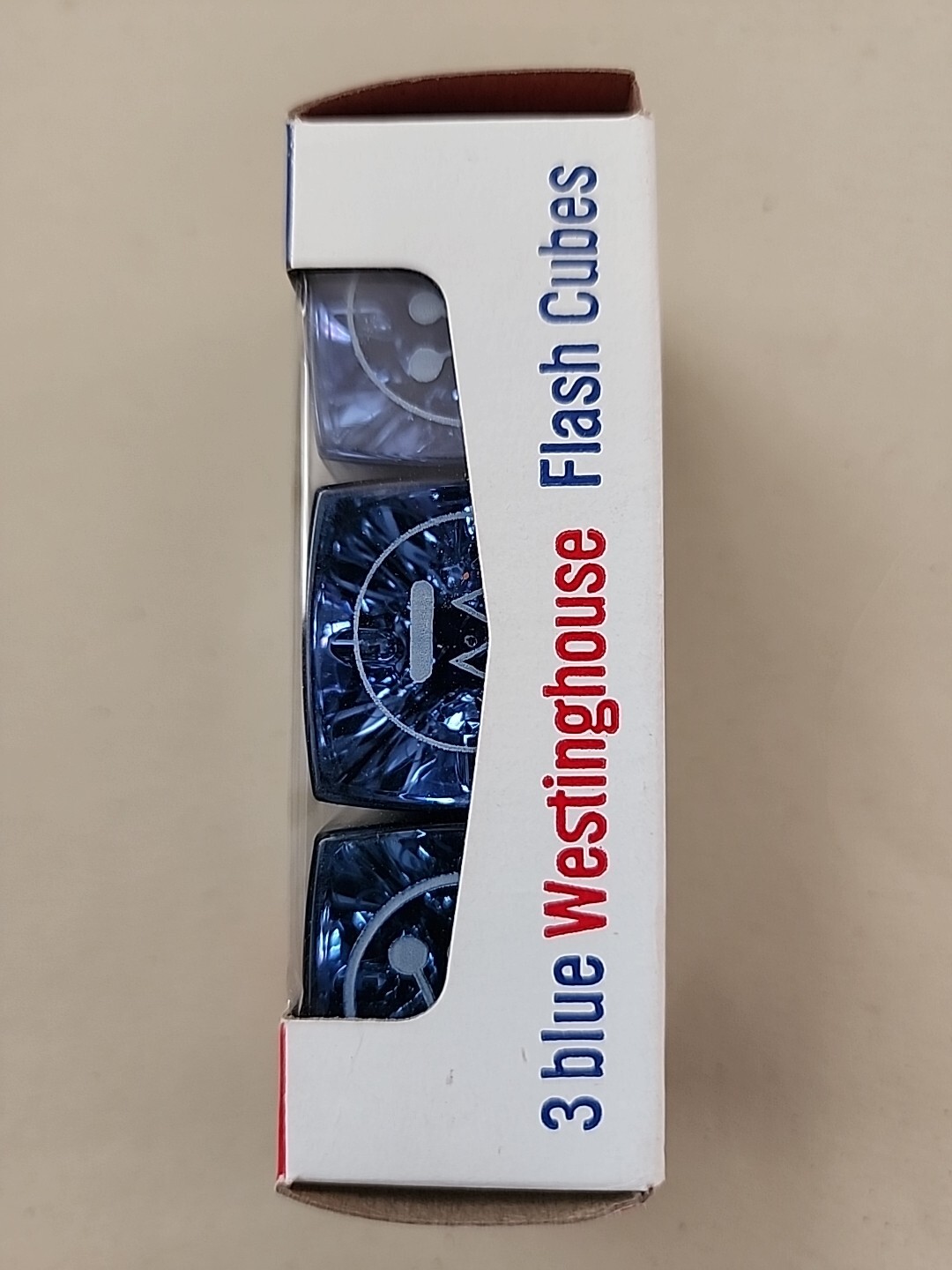 Westinghouse 3 Cubes 12 Flashes Blue Flash Cubes (B15) New Old Stock