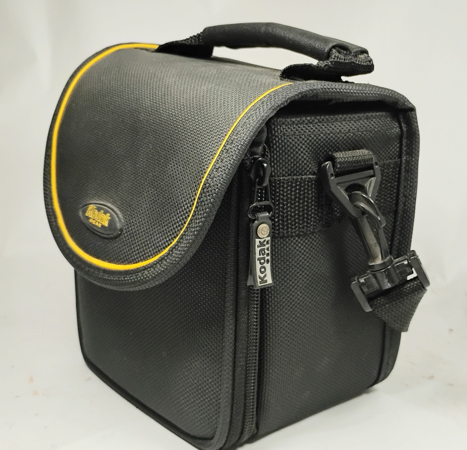 Vintage Kodak Black Camera Accessory Storage Carry Bag Case w/ Strap