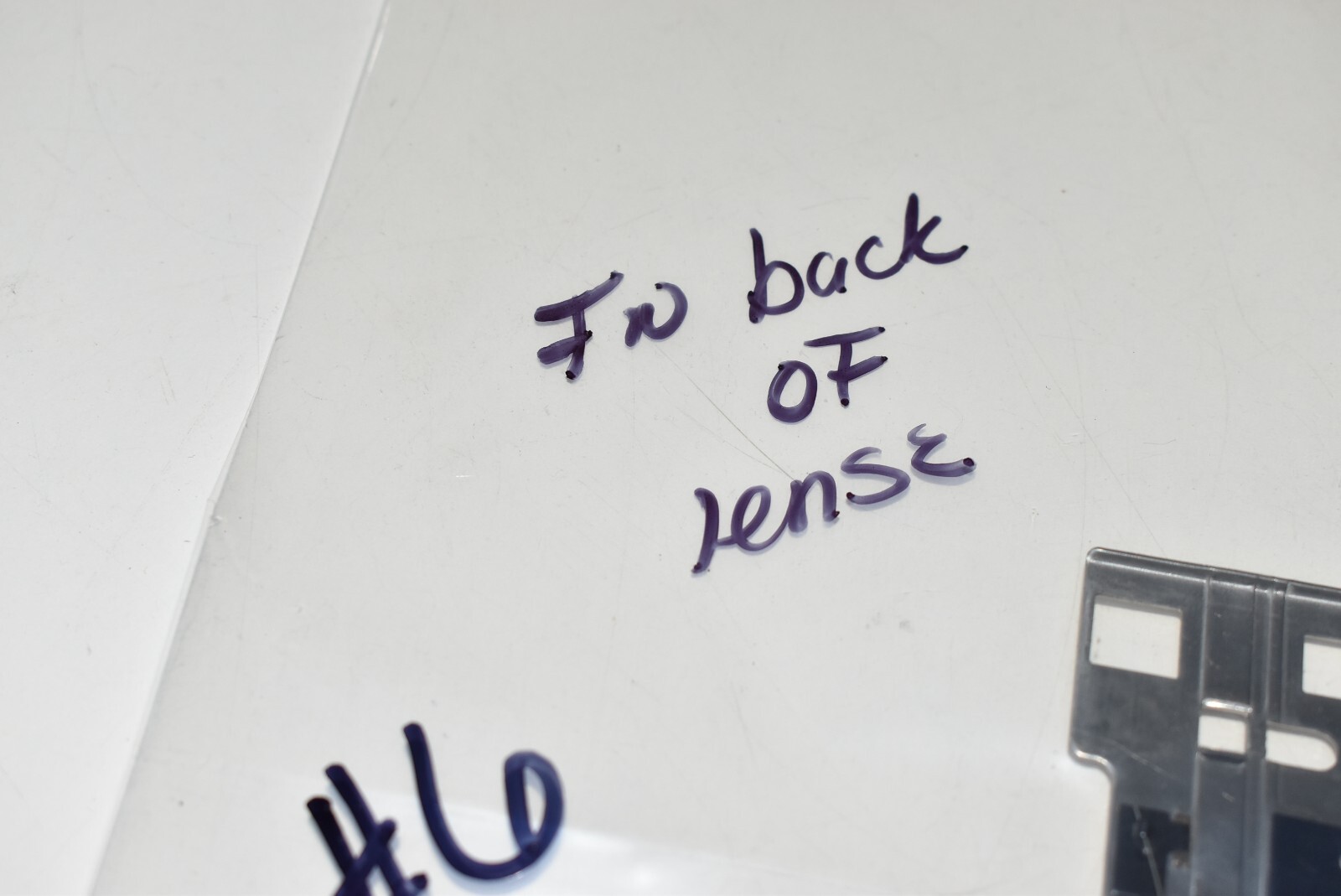 Ampro Futurist 8 Parts: Parts in back of lens and Knob