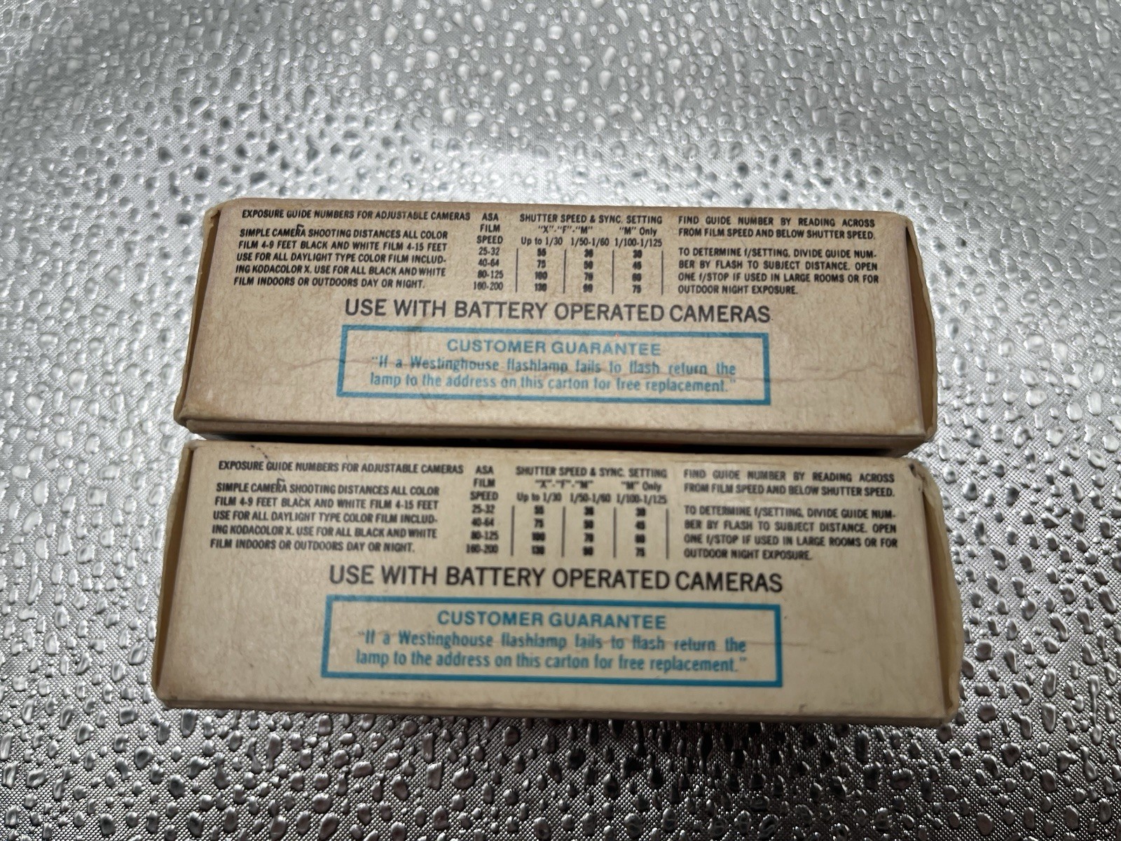 VTG FlashCubes Blue Dot Lot of 6 Cubes 24 Flashes Westinghouse CVS