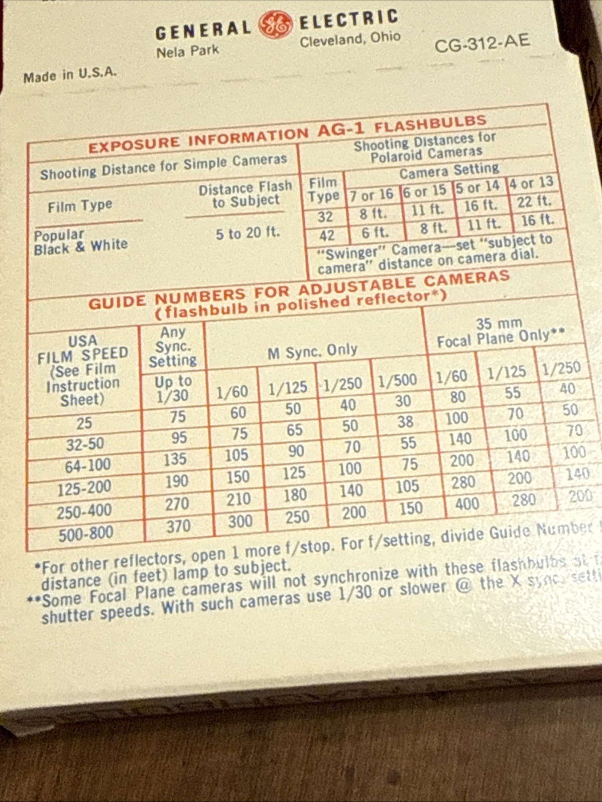 Vintage GE General Electric AG-1 Flashbulbs Qty 12 X 8 in Original Boxes