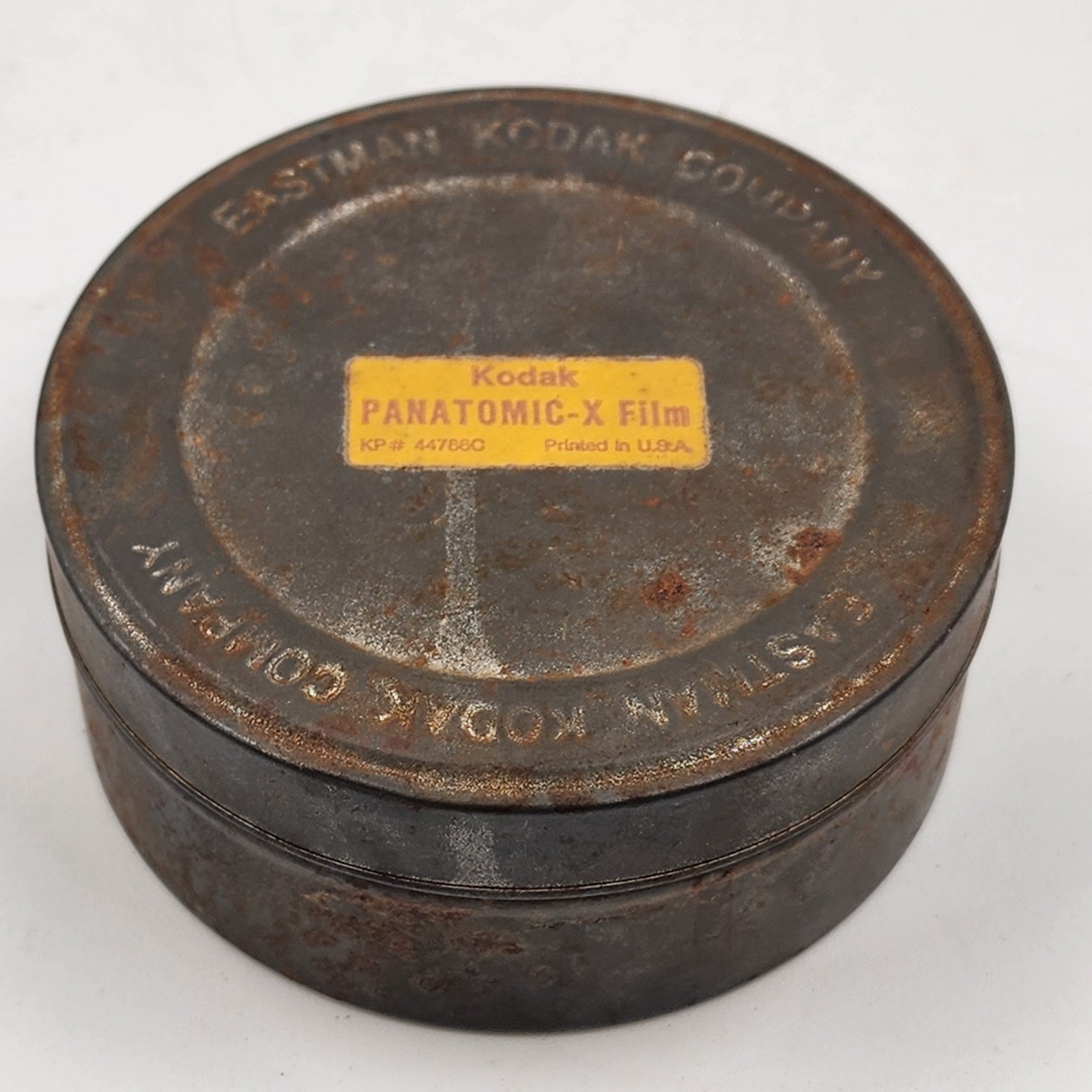 Eastman Kodak for Panatomic-X Film Reel Empty Storage 4″ Film Cannister Vintage