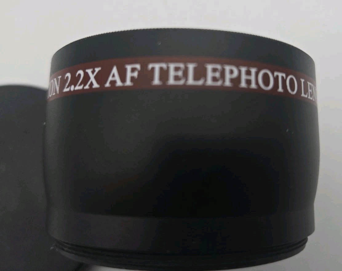 Commander Optics 58mm Pro High Definition 2.2X AF Telephoto Lens + Lens Cap