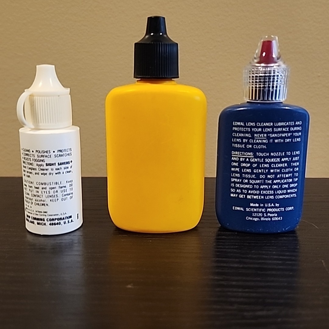 Vintage Kodak Lens Cleaner, Edwal Lens Cleaner, Light Savers Anti Fogging