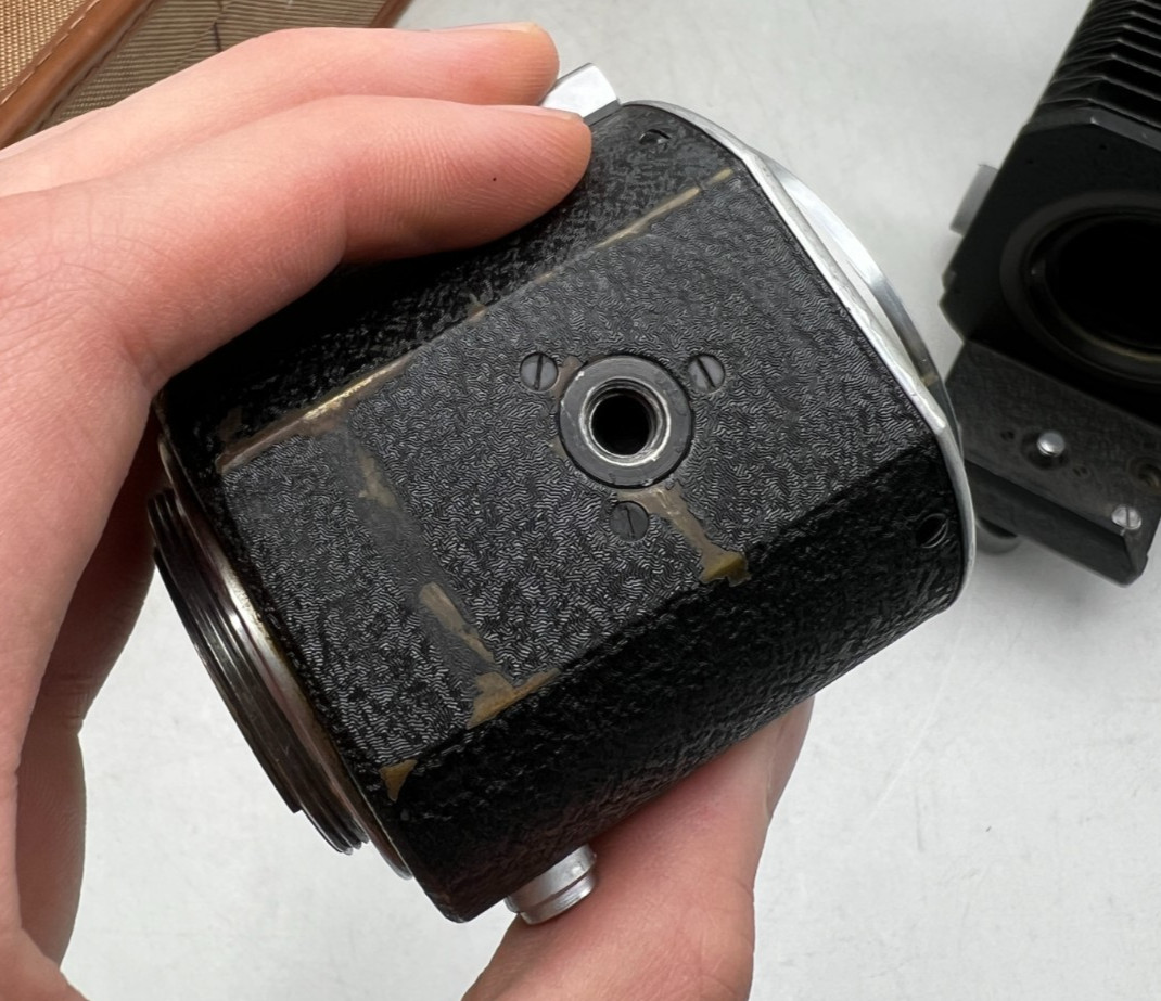 Leitz Leica Visoflex I Focusing Bellows / Mirror Box Finder / Magnifier w/ Case