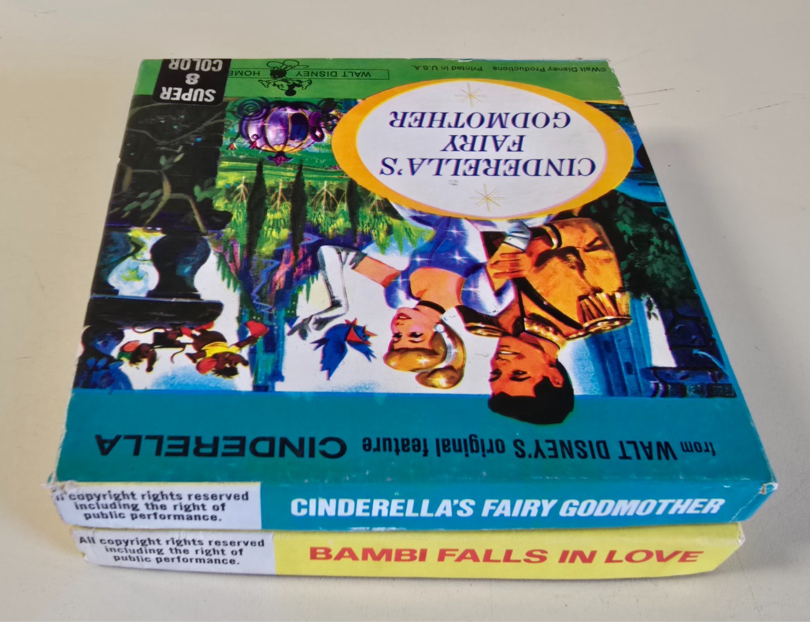 Cinderella’s Fairy Godmother Super 8 COLOR + Bambi Falls in Love Super 8 VINTAGE