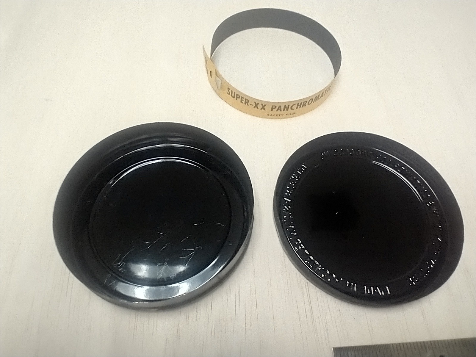 Eastman Kodak Vintage Metal Film Can Canister Movie Reel AND 35MM