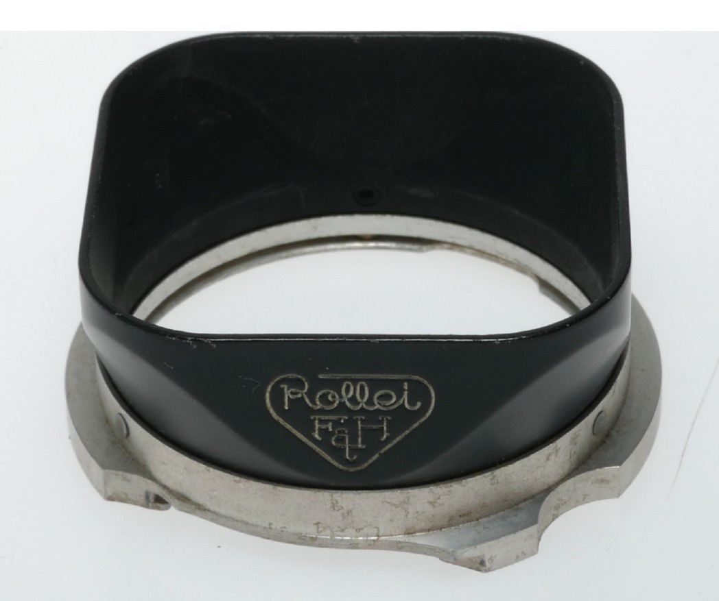 Rolleiflex TLR vintage film camera RII lens hood shade original cased