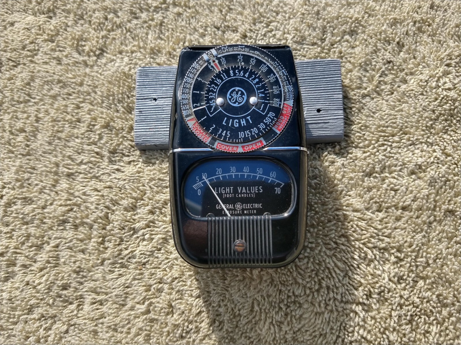 Vintage General Electric GE Exposure Light Meter Type DW 58