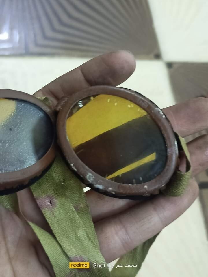 4pcs Vintage unique eye glasses motobike SLM brand vehicle used signed 1941 rare