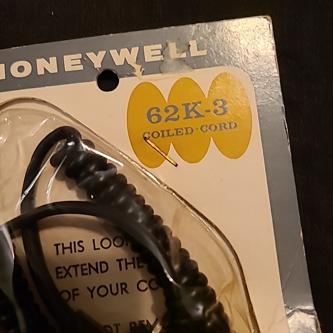 Vintage Honeywell Coiled Shutter Cord 62K-3 Cat. #444
