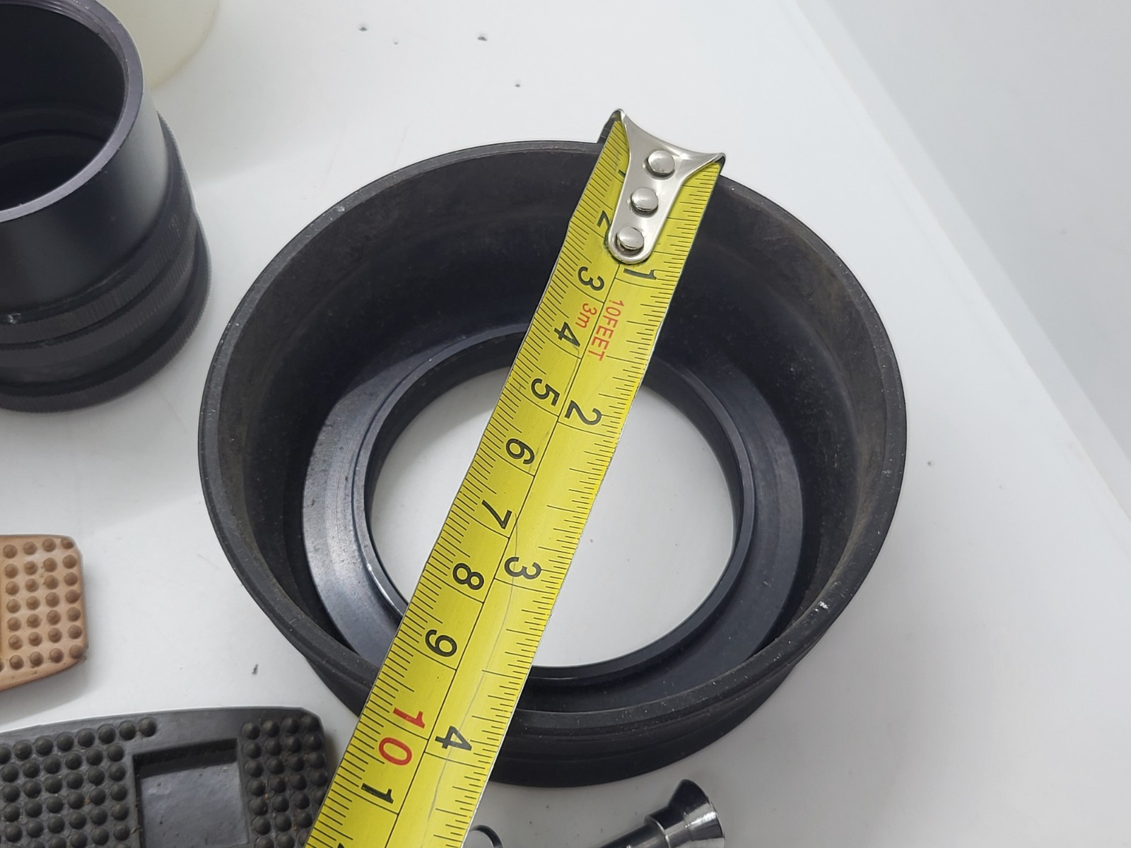 Vintage photography accessories: Extension rings shutter release cable lens hood