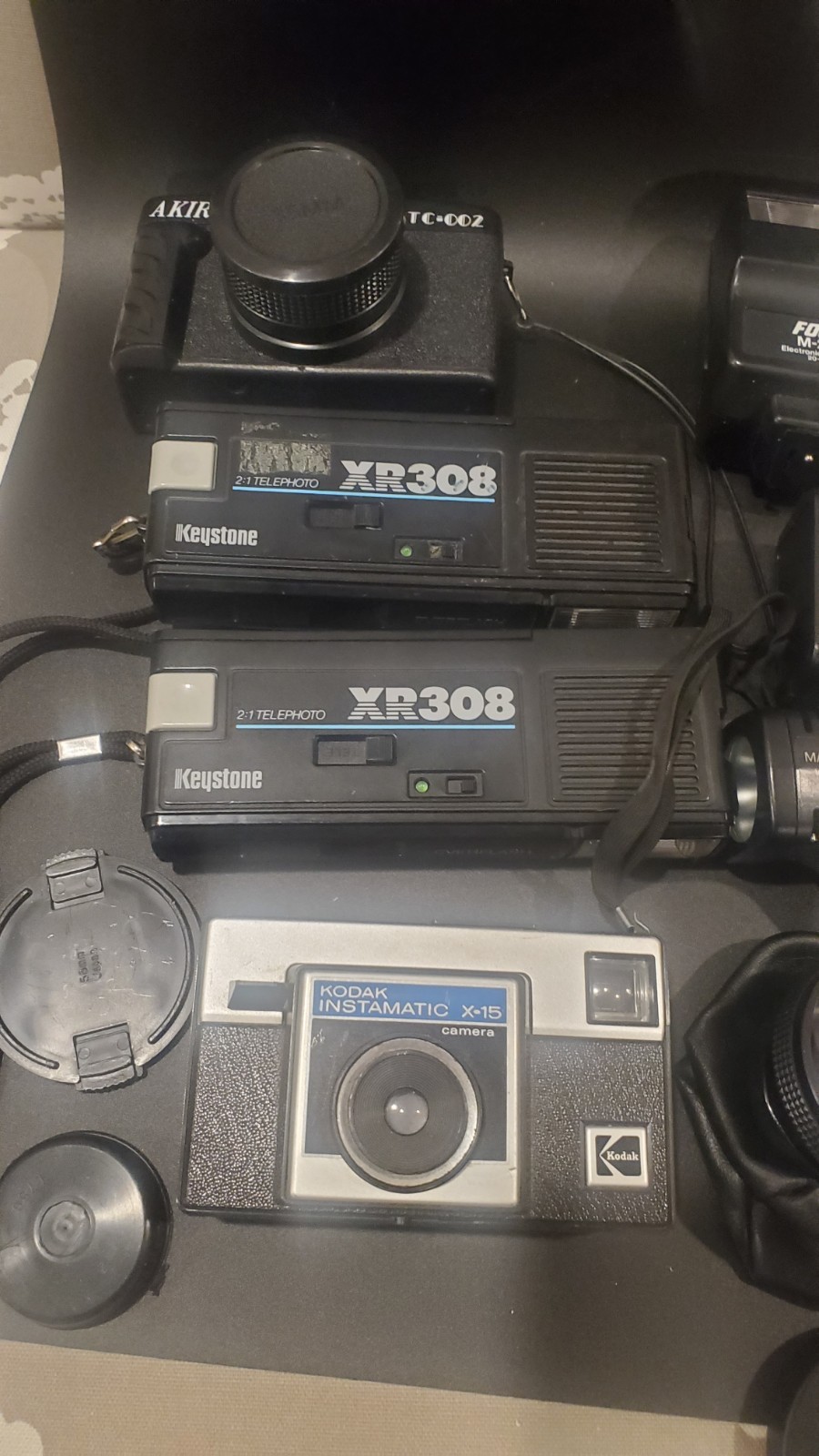 Lot Of Film Camera Photography Accessories Camera Lense Flash