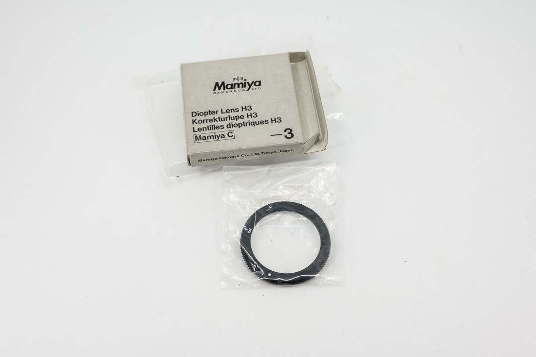 Vintage Mamiya C Diopter Lens H3 -3 Eye Correction Lens Boxed C series TLR Japan