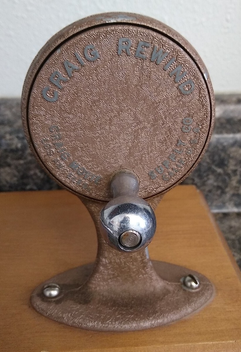 CRAIG JR. SPLICER with 2 CRAIG REWIND SPINDLES and Mounting Board