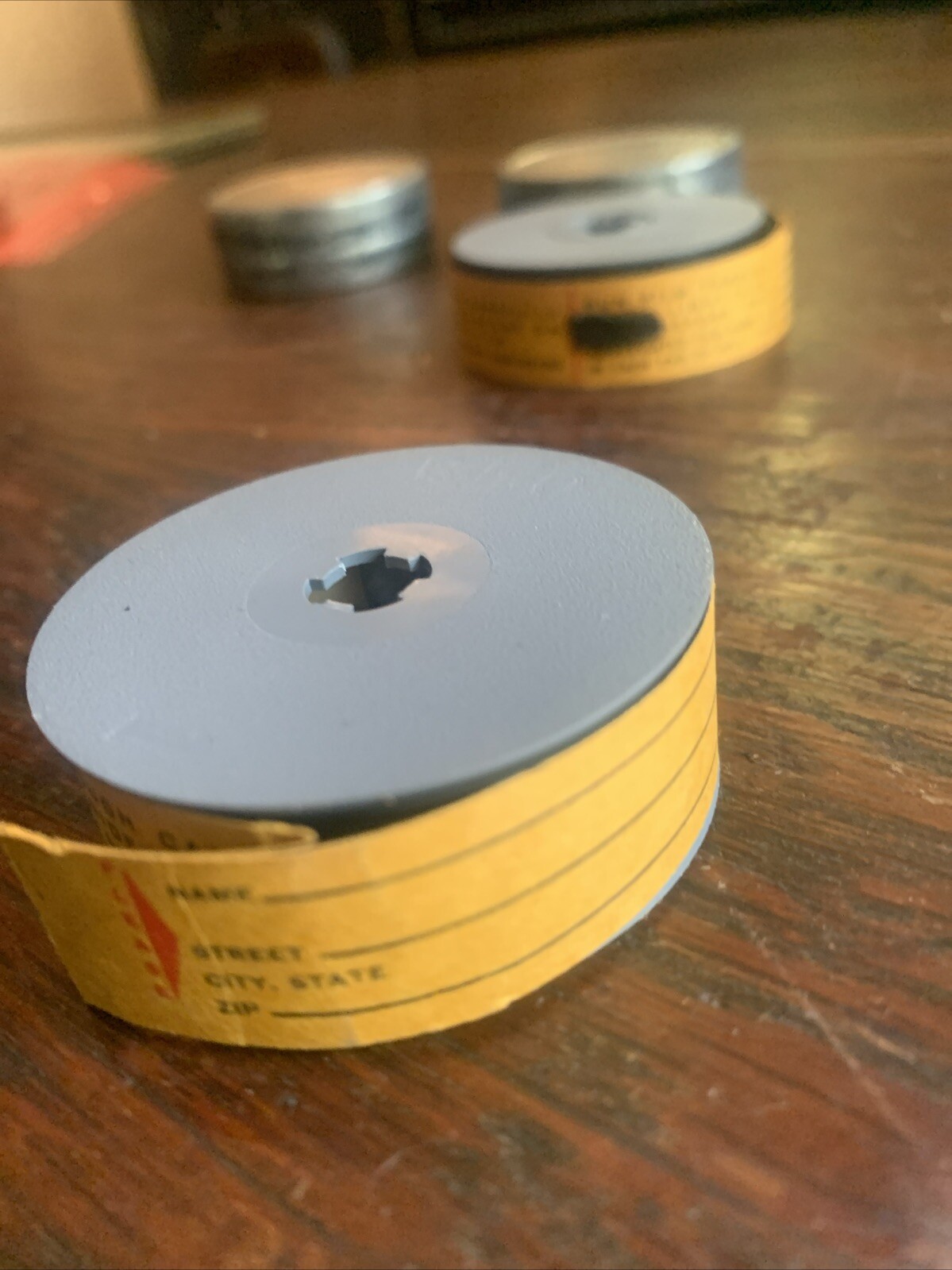 Vintage Set Of 2~ 1 Unused Kodak 16mm Film & Tin Canisters, 1 Used~ Marked R-140