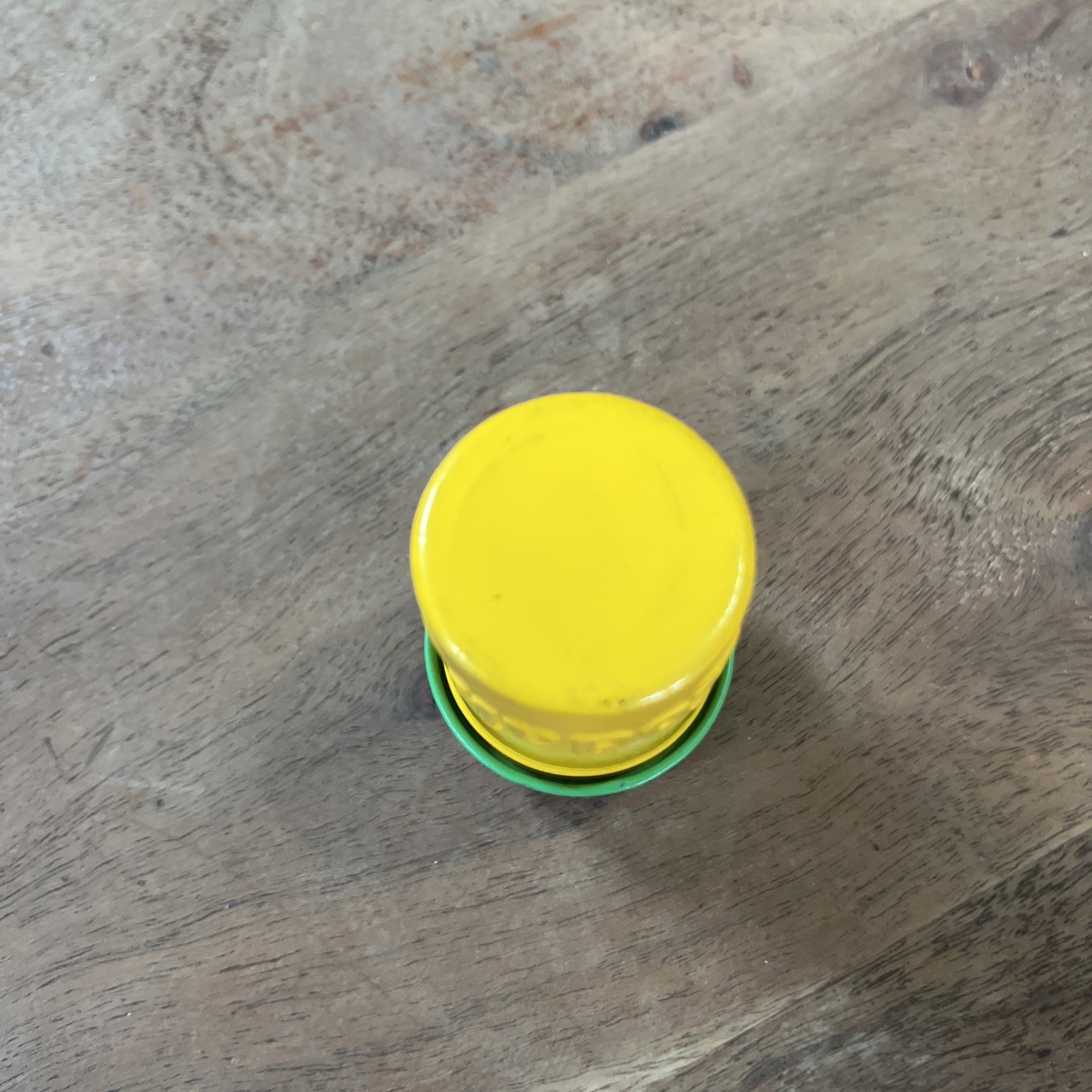 Vintage Kodak Film Metal Canister Container Green Cap Embossed 35mm