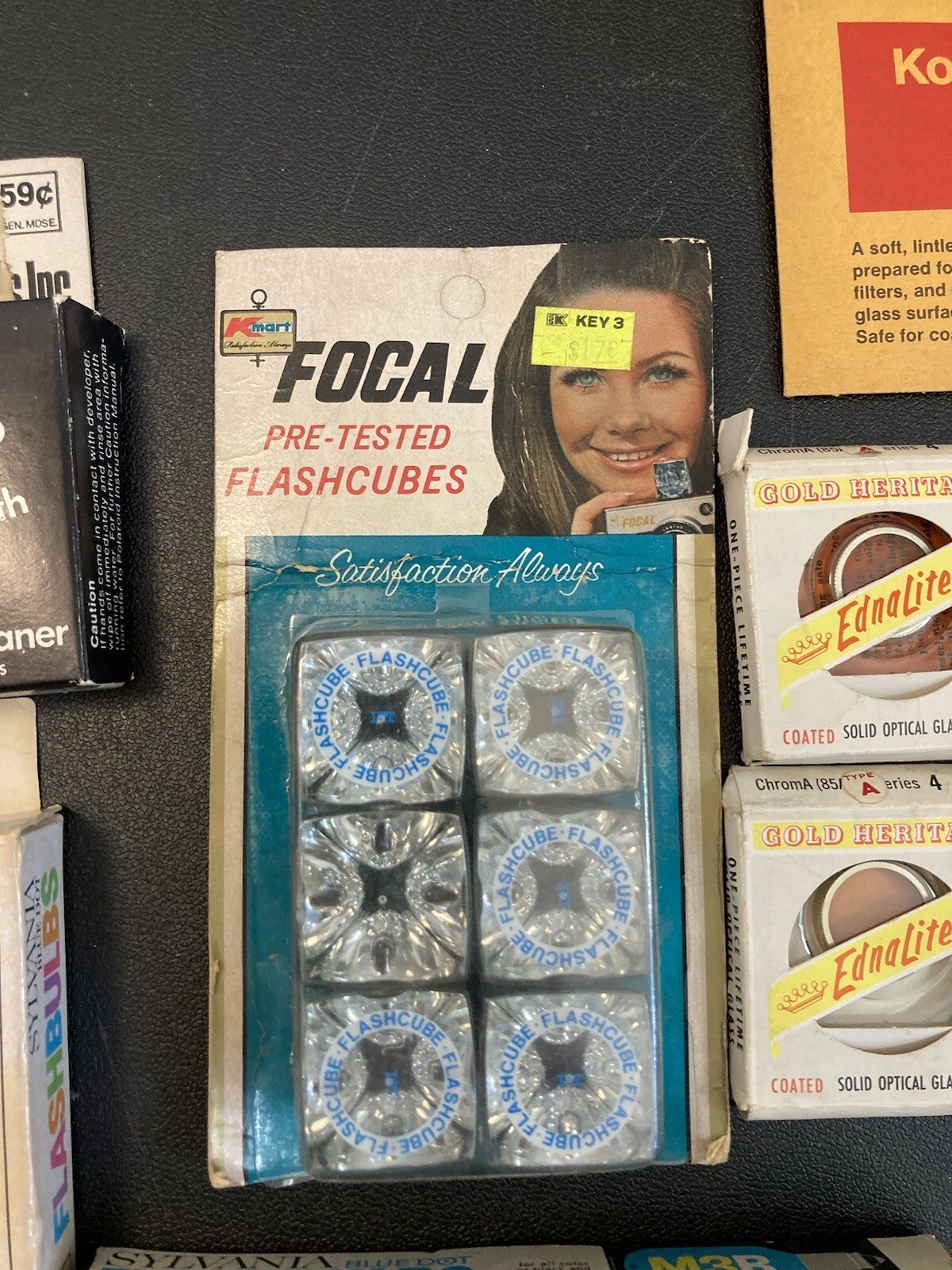 Polaroid Kodak Bulbs Cleaner Optical Filter Print Mount Some Incomplete Vtg Lot